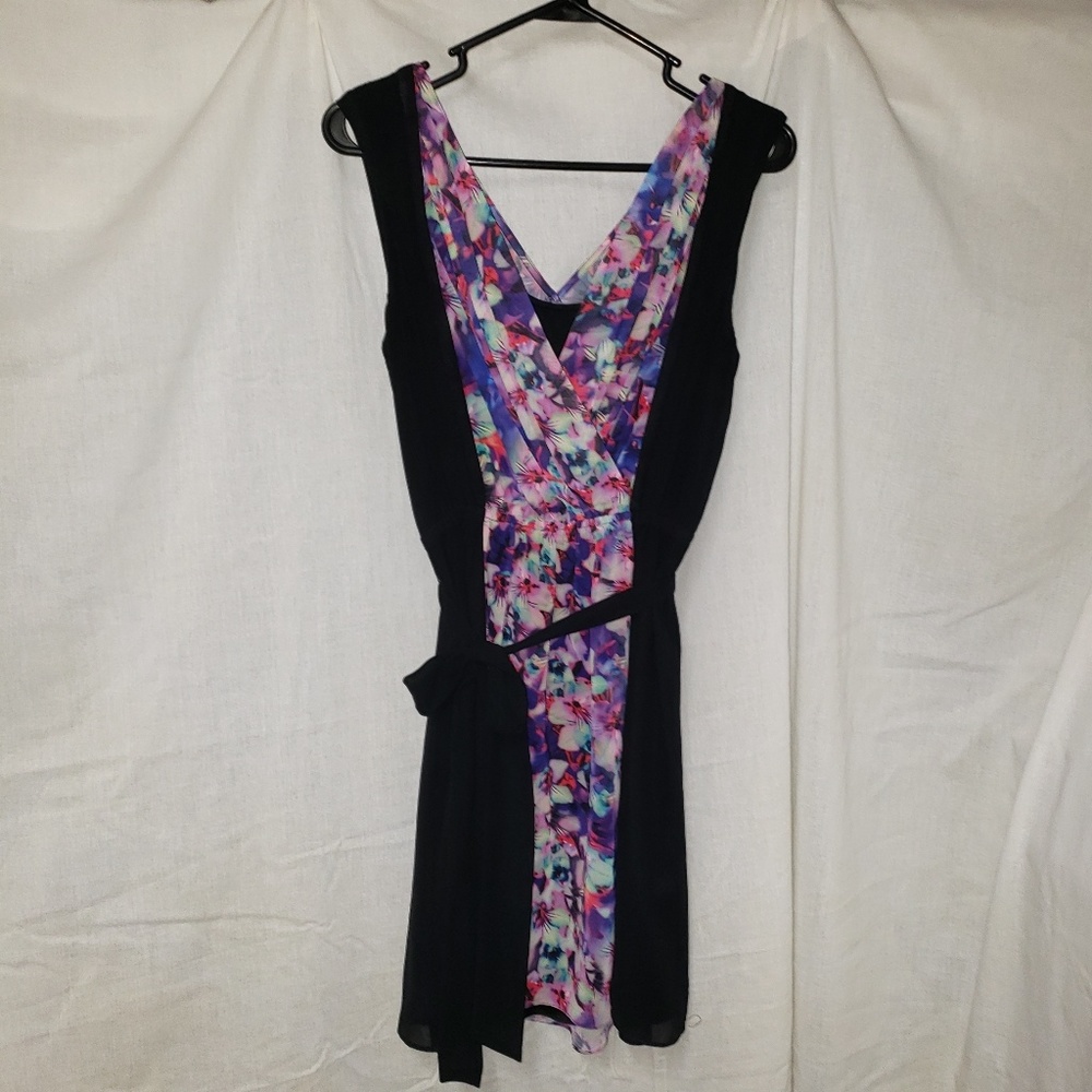 Floral mid block dress